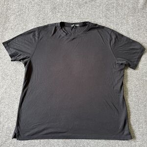 Robert Barakett Georgia Crew Style Pima Cotton Black Crew Neck Size XXL